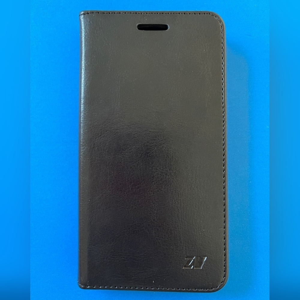 iPhone XR - ZV Wallet Folio Case Cover (BLACK)
